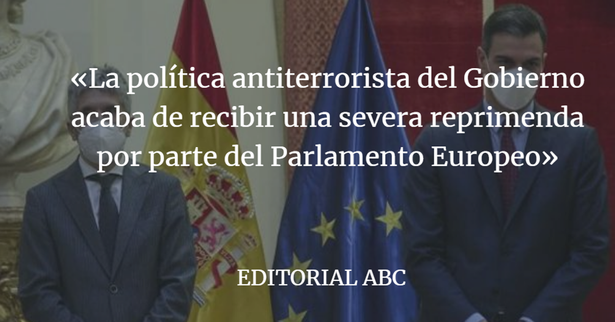 Editorial ABC: La Eurocámara saca los colores a Sánchez y Marlaska