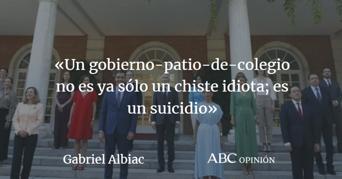 Gabriel Albiac: Del no-gobierno