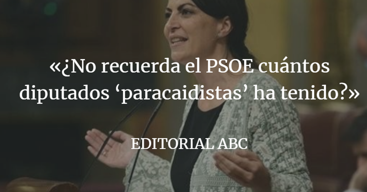 Editorial ABC: El PSOE quiere sacar a Olona de la ecuación andaluza