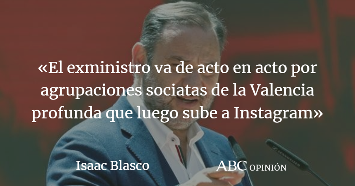 Isaac Blasco: Ábalos se está haciendo un Travolta