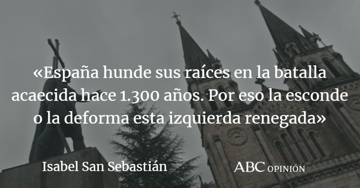 Isabel San Sebastián: Covadonga, ‘lugar de reconciliación’