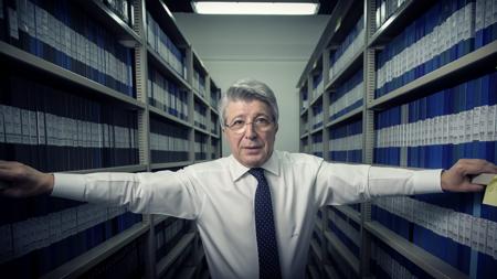 Enrique Cerezo en el Archivo de ABC en una imagen de archivo