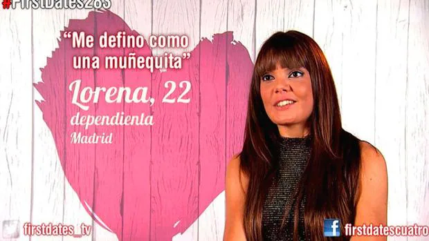 Lorena, exchica «Torbe», en First Dates