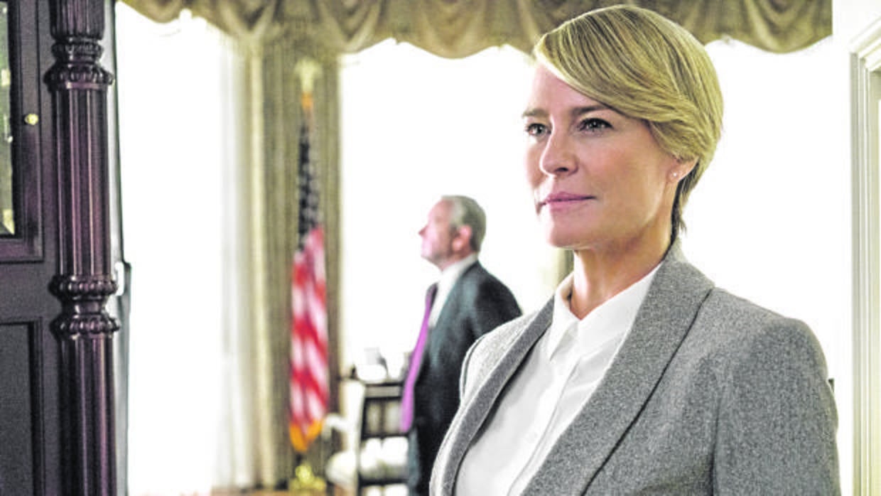 Robin Wright interpreta a Claire Underwood en «House of cards»