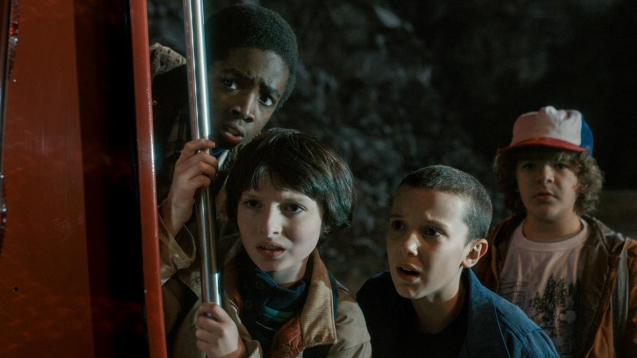 Los protagonistas de «Stranger things»