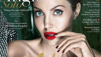 Angelina Jolie, en la portada de «Vanity Fair»