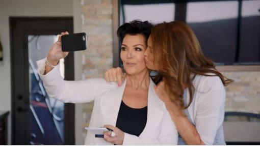Kris y Caitlyn en un selfie