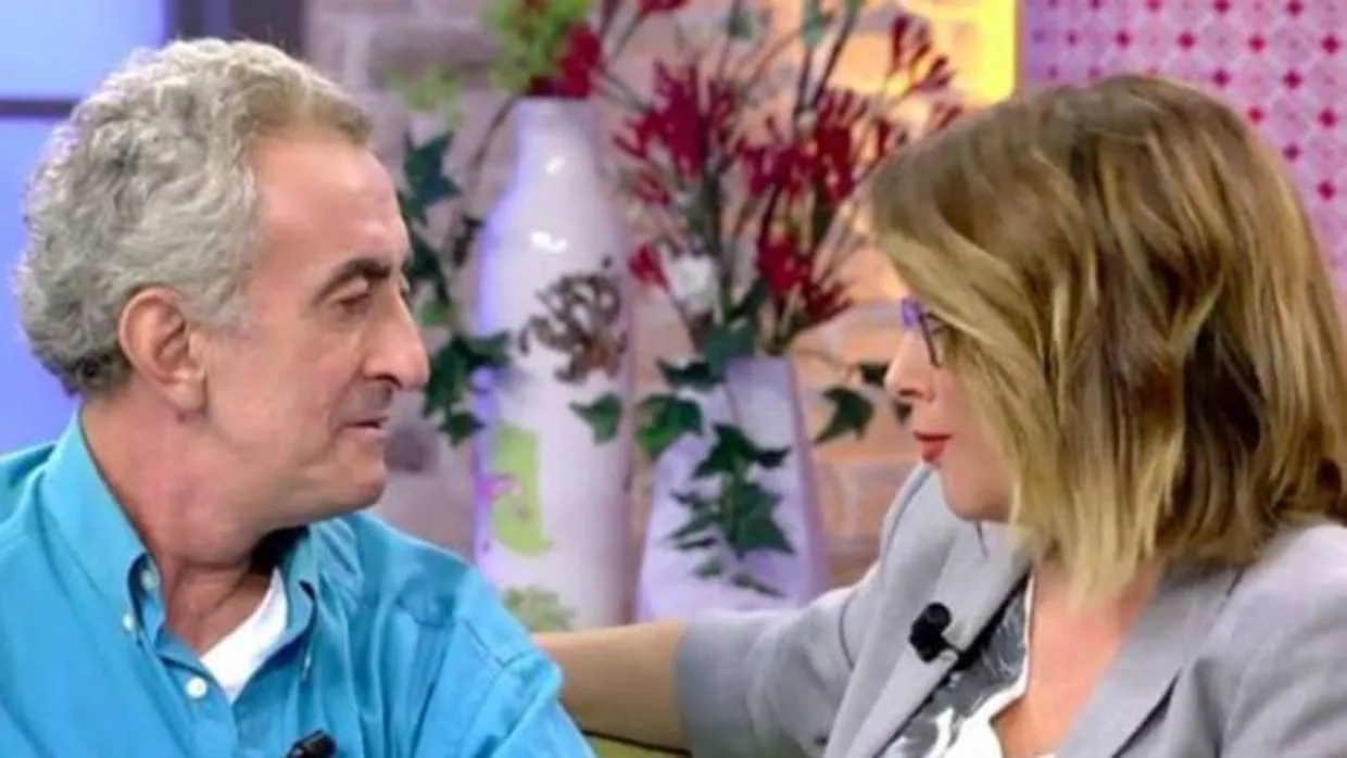Toñi Moreno y Chapis, durante la controvertida entrevista