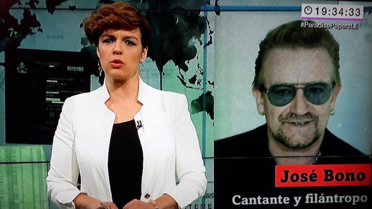 El disparatado error de La Sexta: confunde al cantante Bono con el político José Bono