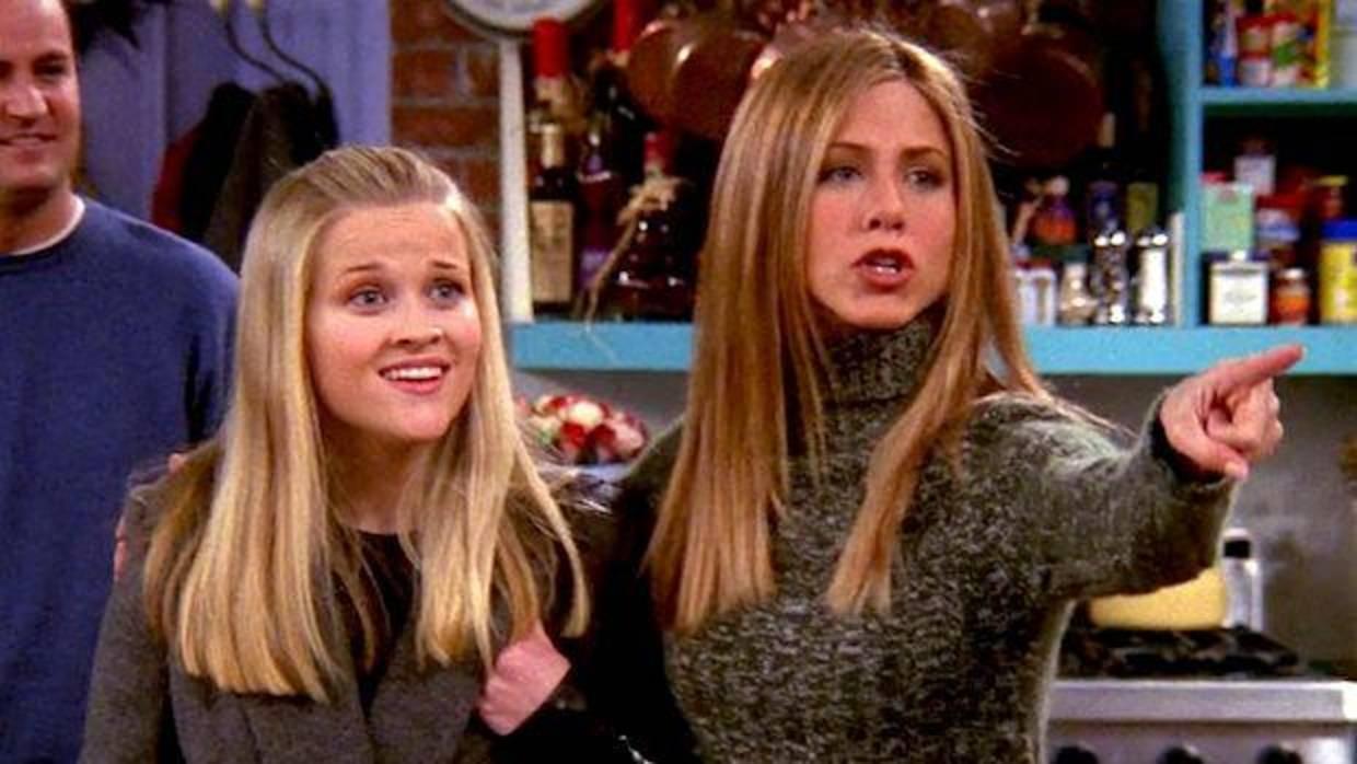 Reese Whiterspoon y Jennifer Aniston ya coincidieron de forma fugaz en «Friends»