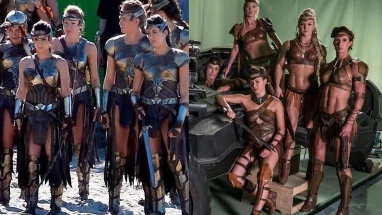 La vestimenta de las Amazonas en «Wonder Woman», comparada con la de «Liga de la Justicia»