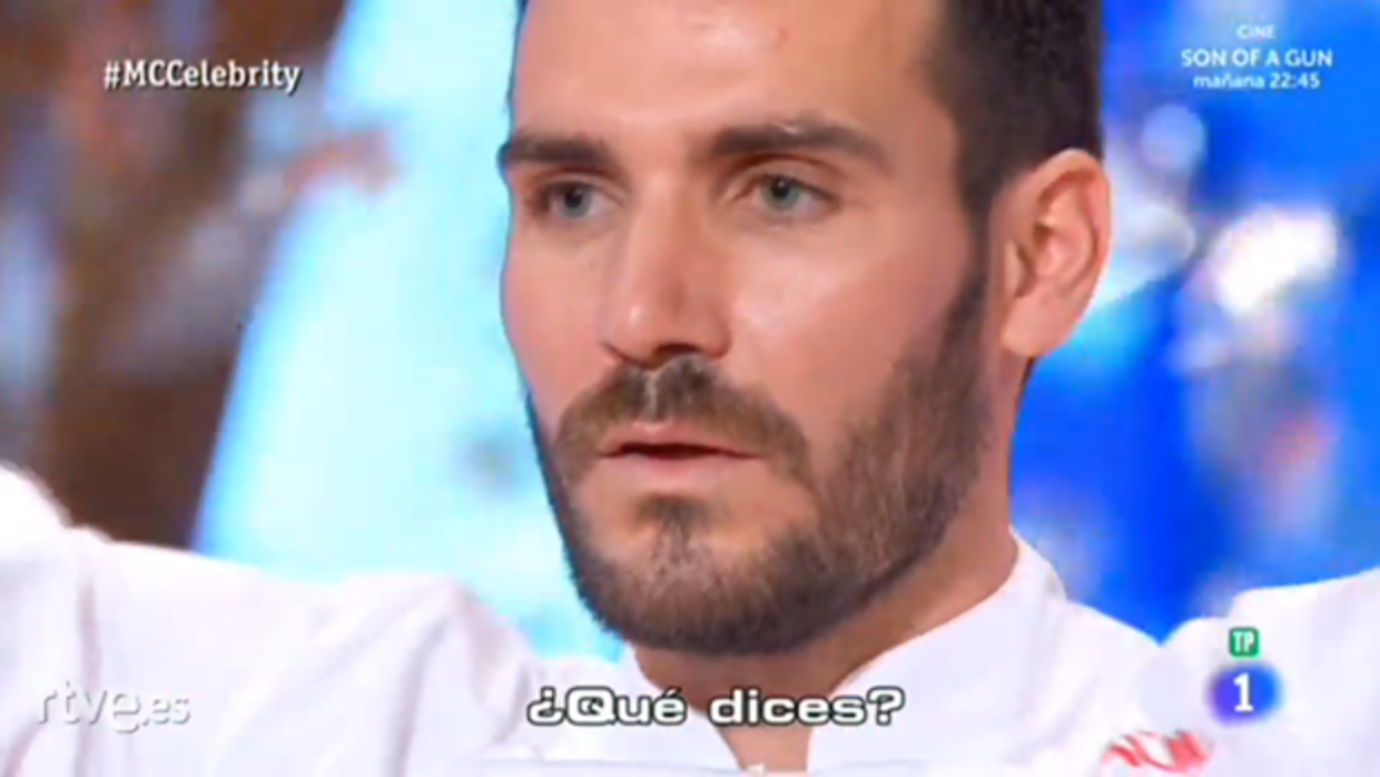 Saúl Craviotto, tras conocer que era el ganador de «MasterChef Celebrity»