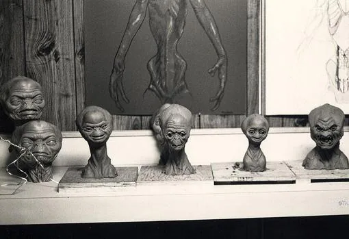 Los aliens que diseñó Rick Baker para «Night Skies»