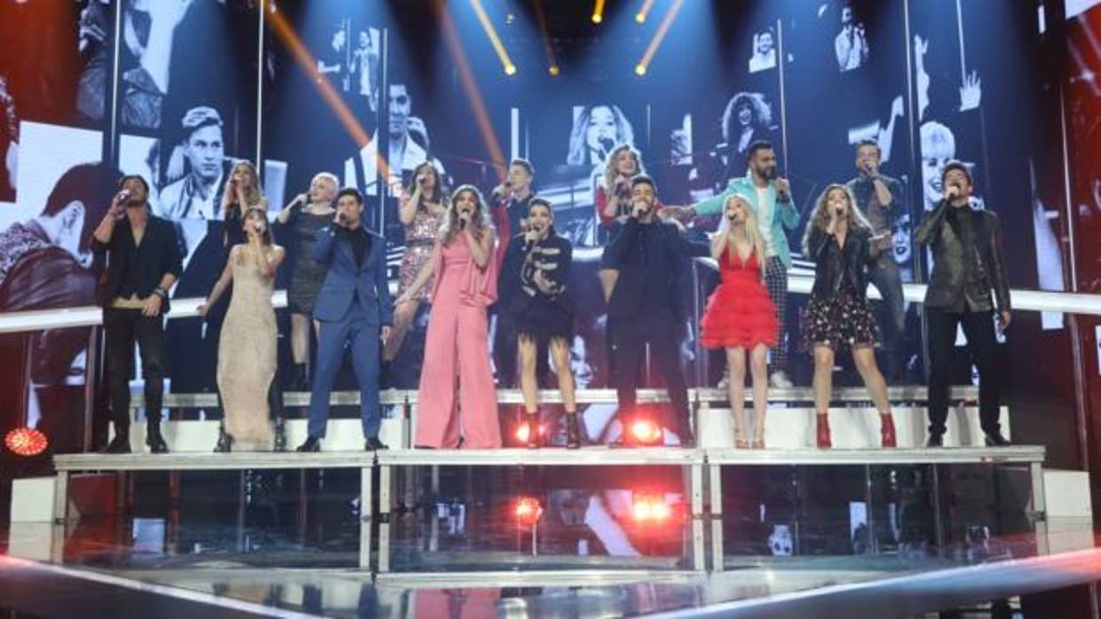 Cinco canciones en solitario, tres duetos y un tema grupal, opciones para la candidatura española de Eurovisión 2018