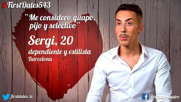 Un comensal de «First Dates»: «Soy guapo, pijo y superficial»