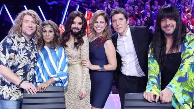 Chenoa se disfraza de Conchita Wurst para homenajear a Eurovisión