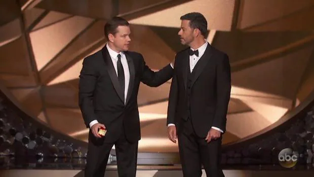 La nueva pulla de Jimmy Kimmel a Matt Damon: historia de una rivalidad sobre el escenario
