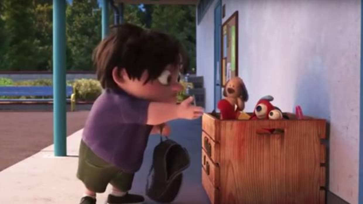 Fotograma de «Lou», el último corto de Pixar