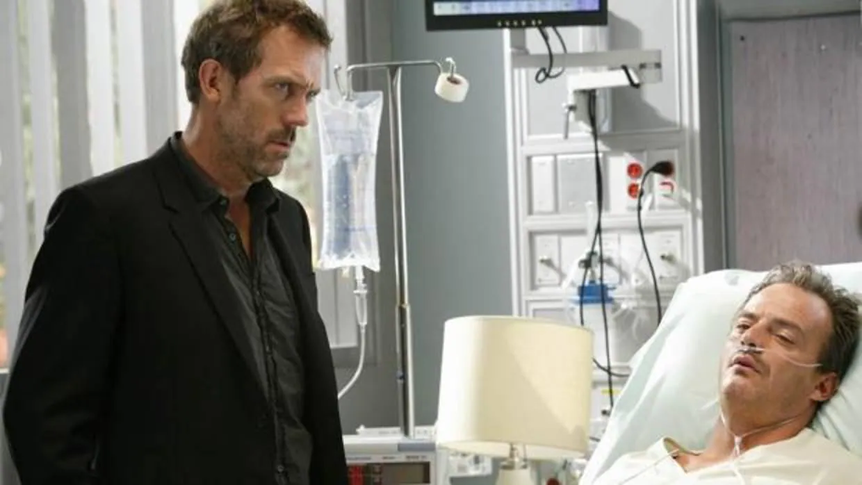 Hugh Laurie, el Doctor House, en un episodio de «House»