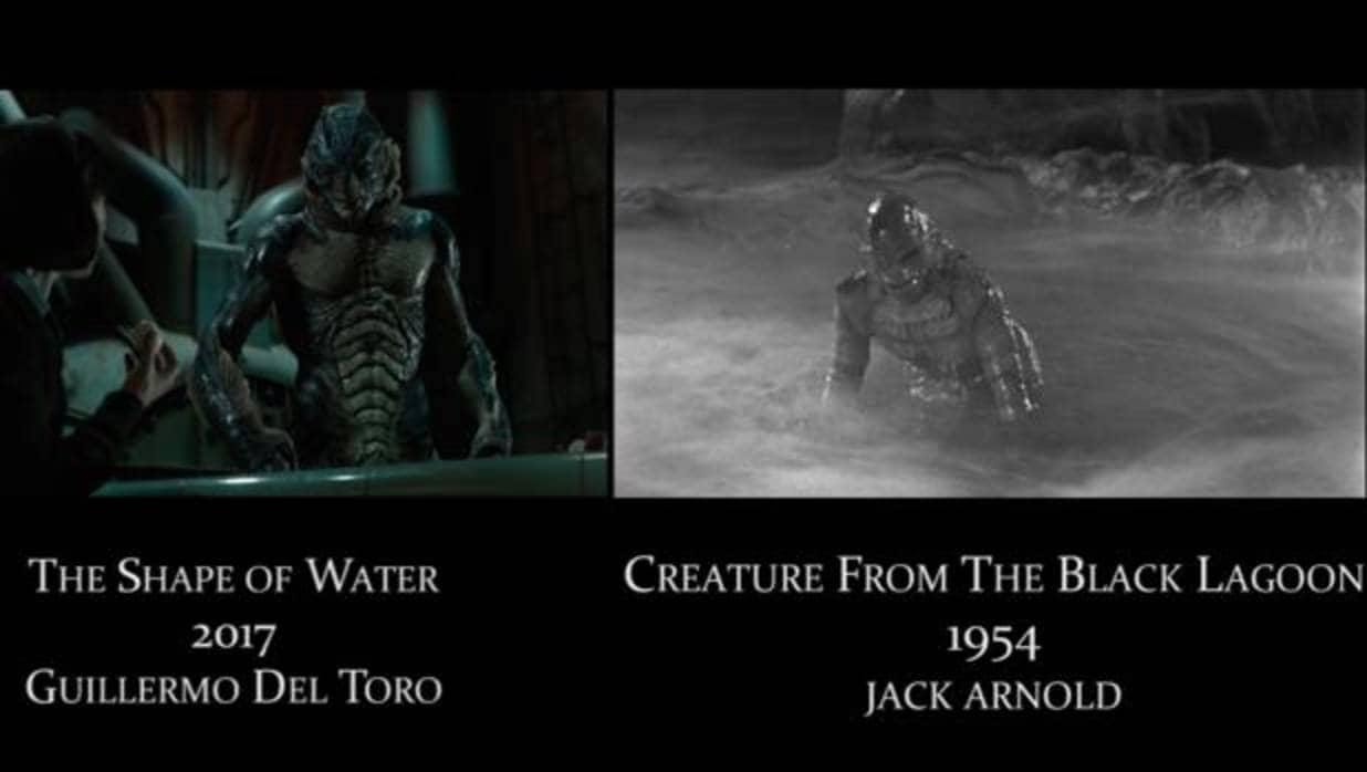 El espectacular vídeo que compara «La forma del agua» con todas las influencias de Guillermo del Toro