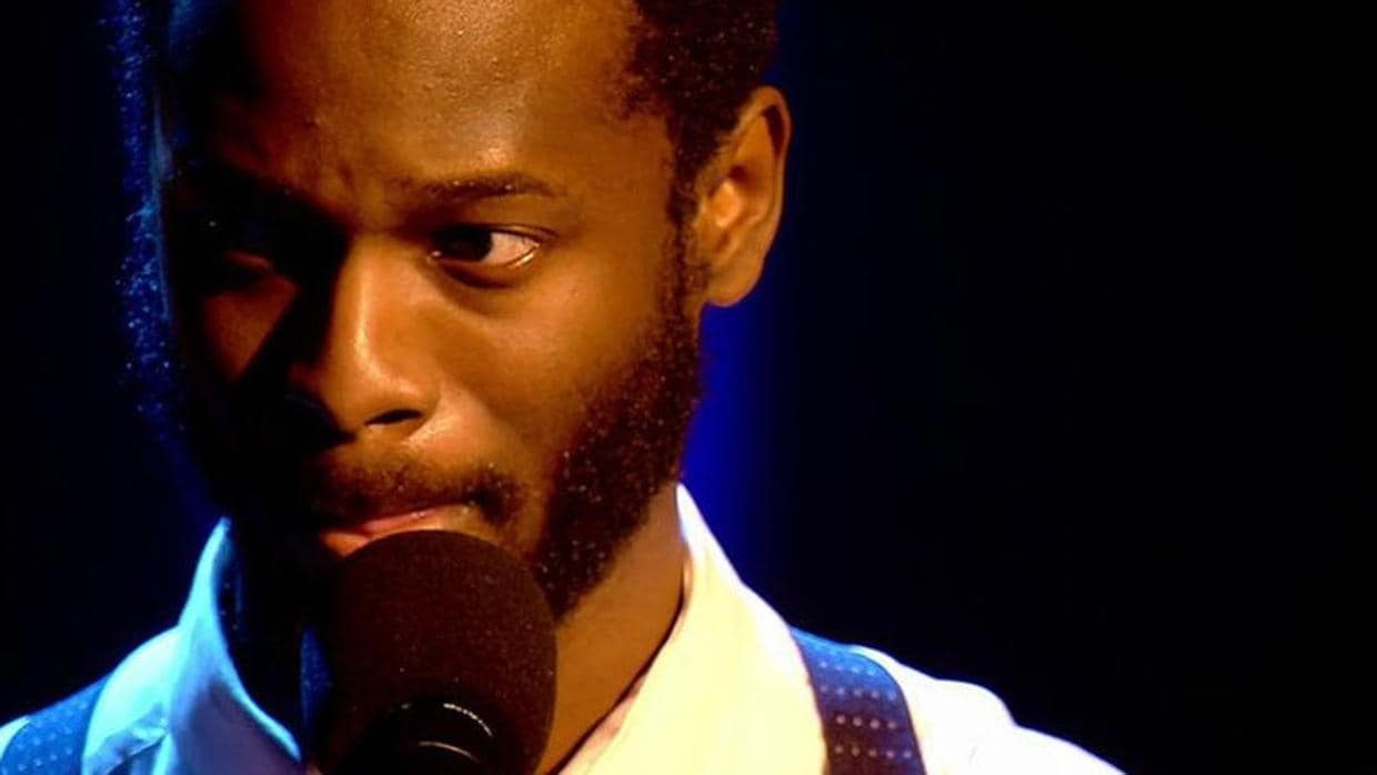 El poeta guineano César Brandon, ganador de Got Talent