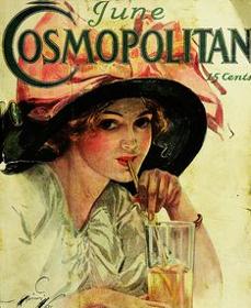 Dorothy Gibson, en la portada de «Cosmopolitan» en junio de 1908