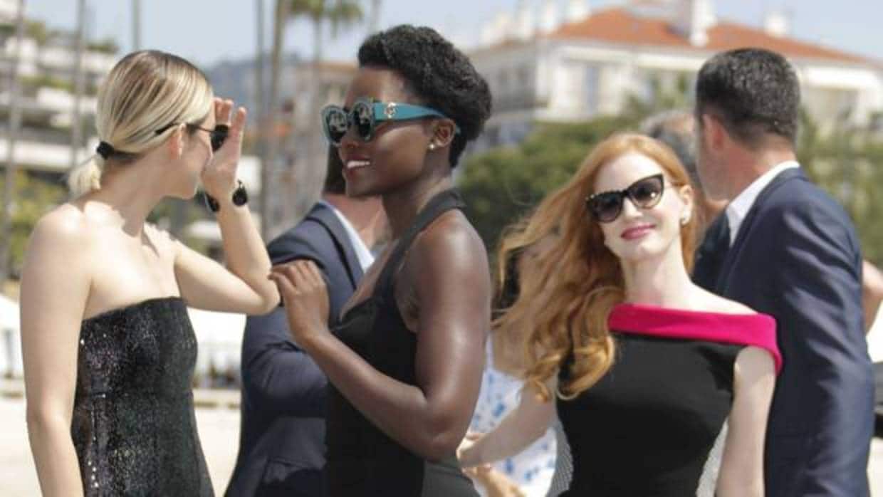 Marion Cotillard, Lupita Nyong’o y Jessica Chastain pasean por Cannes