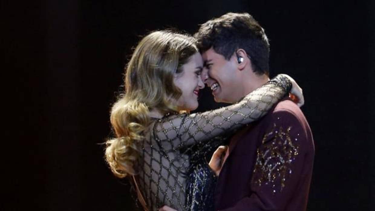 Amaia y Alfred, durante su actuación en Eurovisión