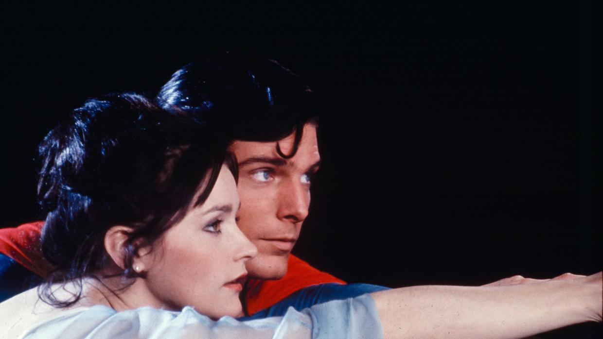 Margot Kidder y Christopher Reeve en «Superman»