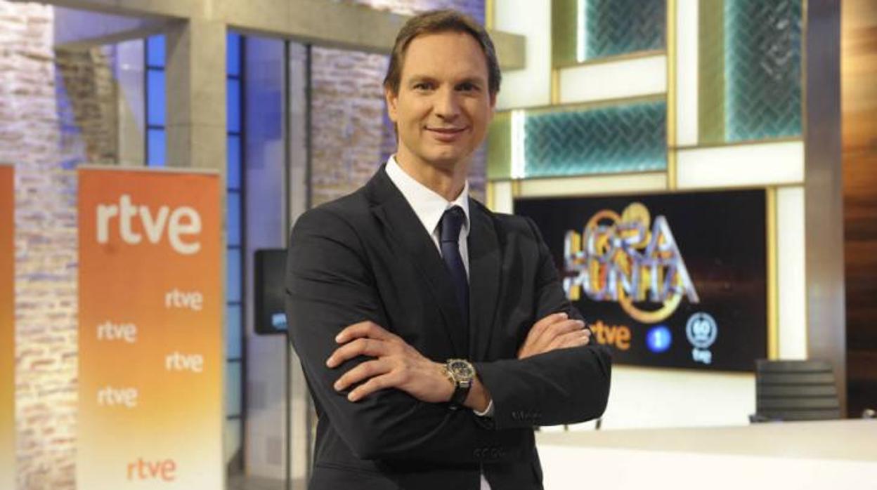 Javier Cárdenas durante la presentación de «Hora punta»