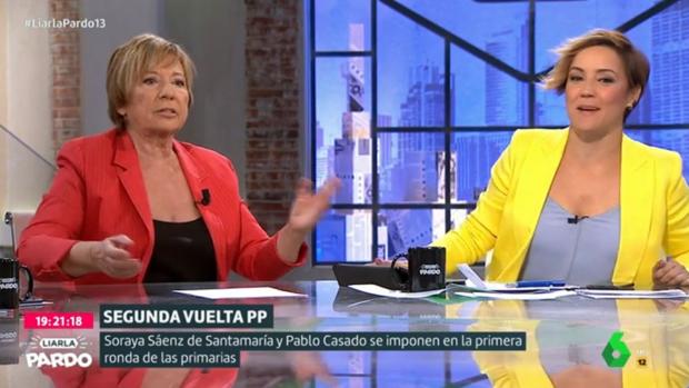 Bronca entre Celia Villalobos y Cristina Pardo en La Sexta: «No voy a dejar que me manipule»