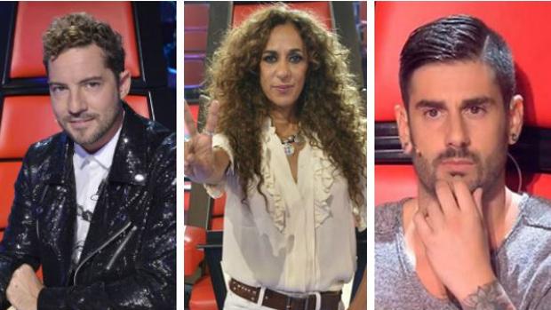 Antena 3 ficha a los coaches de Telecinco: Bisbal, Melendi y Rosario se van a «La Voz»