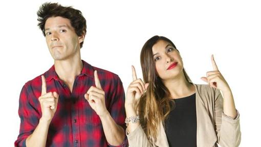 Mateo González y Andrea Caña son los presentadores del matinal de Megastar
