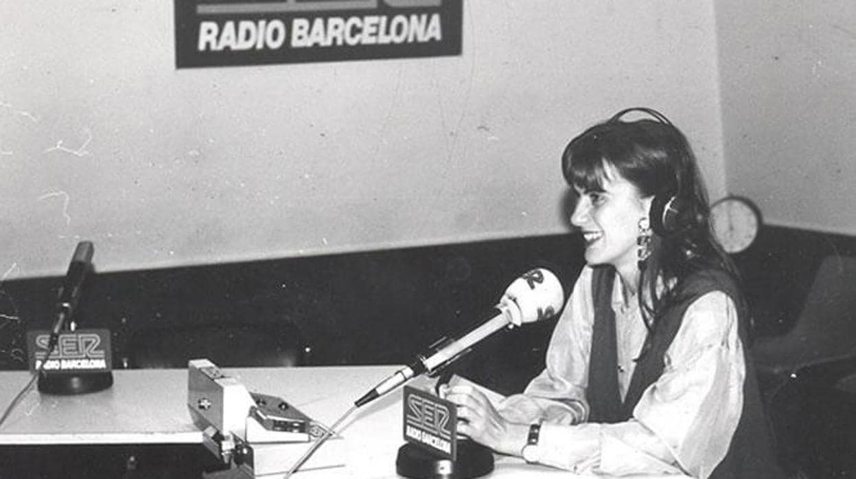 Gemma Nierga, en el estudio de Radio Barcelona