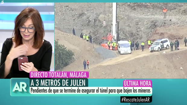 El rescate de Julen en directo centra la programación de Antena 3 y Telecinco