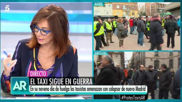 Ana Rosa Quintana destapa al «Mesías del Taxi»: «Conduce sin licencia desde 2014»