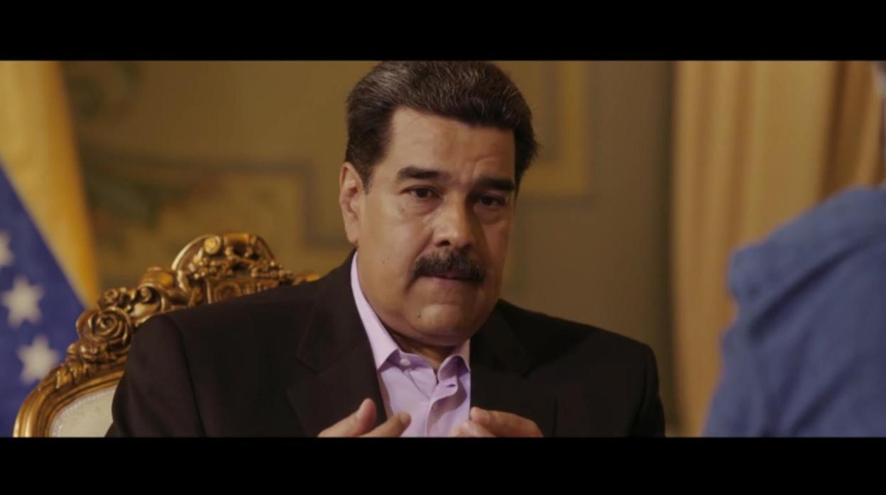 Nicolás Maduro durante su entrevista en «Salvados»