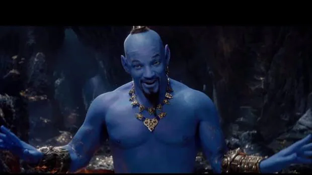 La esperada imagen de Will Smith como el genio de «Aladdin»