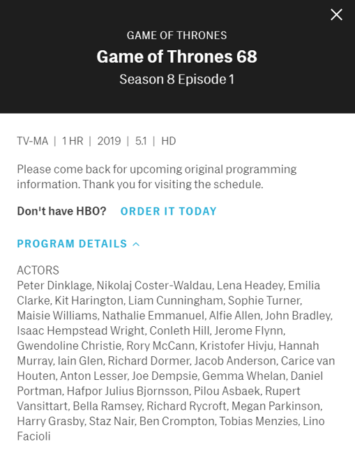 Los regresos más inesperados en lo nuevo de «Juego de Tronos»