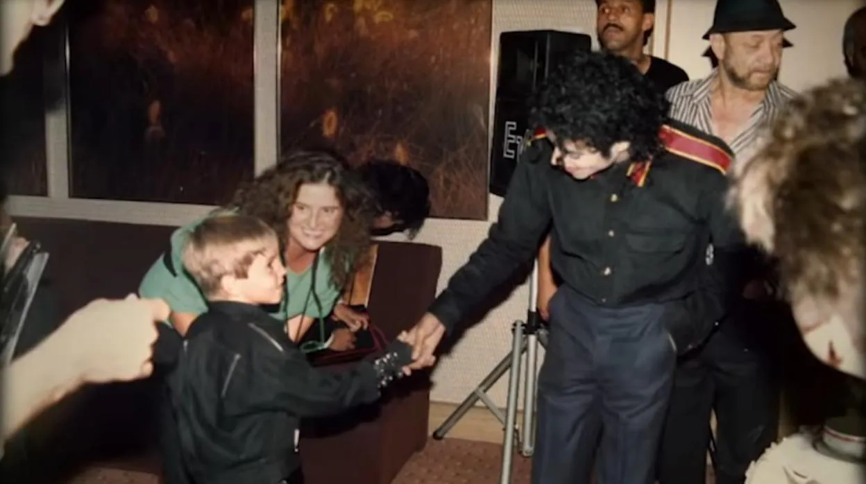 Michael Jackson, en una imagen del documental Leaving Neverland