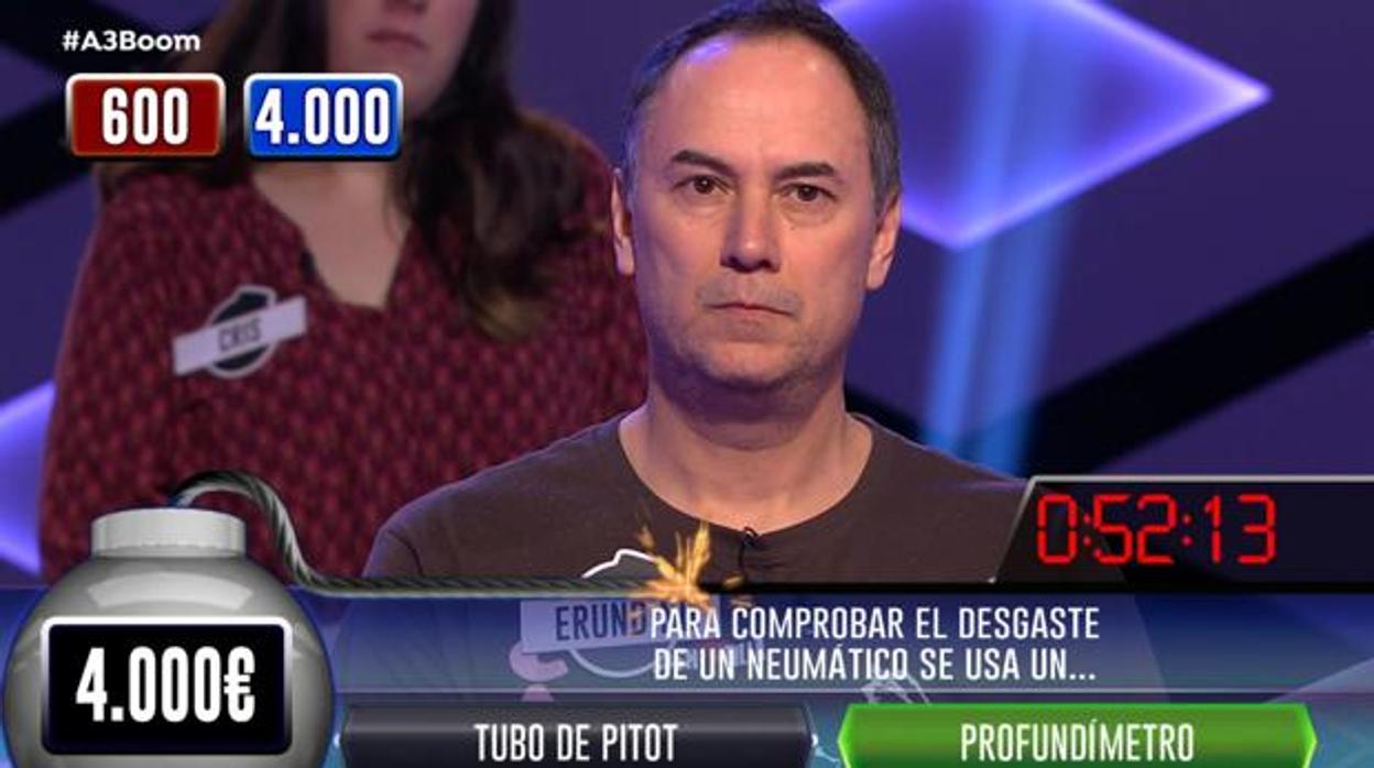 Erundino, uno de «Los lobos» de «¡Boom!»