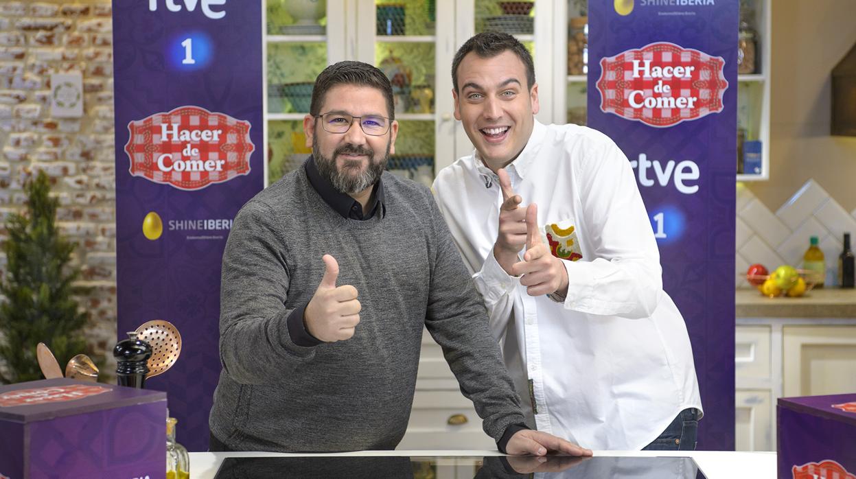 El chef Dani García, con su pinche Antonio Romero («MasterChef 3»)