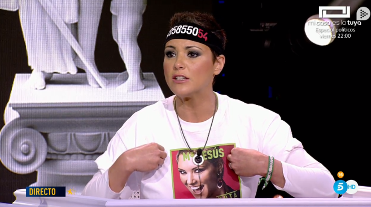 María Jesús Ruiz, este miércoles en «GH DÚO»