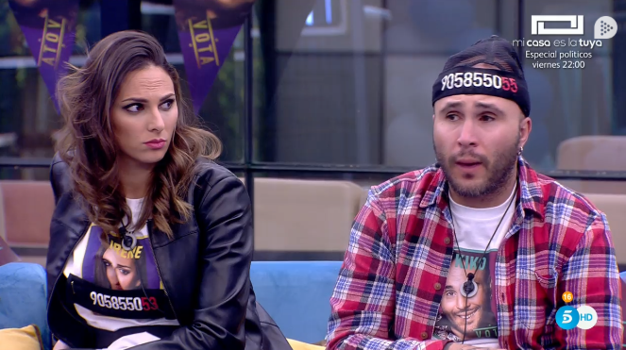 Irene Rosales y Kiko Rivera, en «GH Dúo»