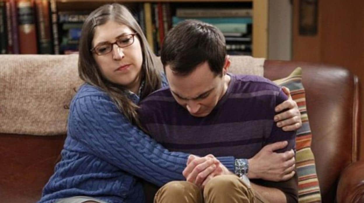 Amy y Sheldon en «The Big Bang Theory»