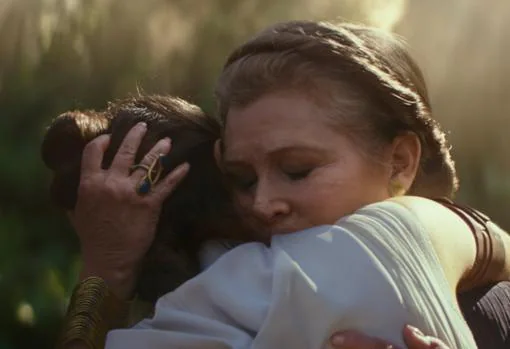 Carrie Fisher en «El Ascenso de Skywalker»
