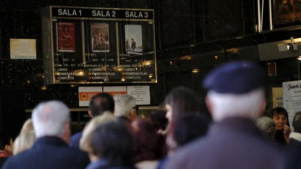El número de espectadores de cine en España cae casi un diez por ciento en una década