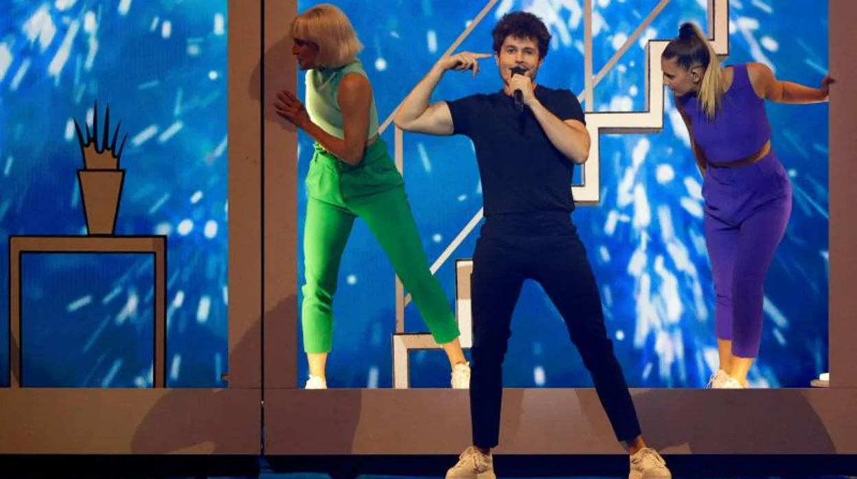 Miki durante el segundo ensayo del Festival de Eurovisión 2019