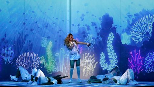 Malta, debajo del agua, antes de que comience el apereamiento de sus camaleones