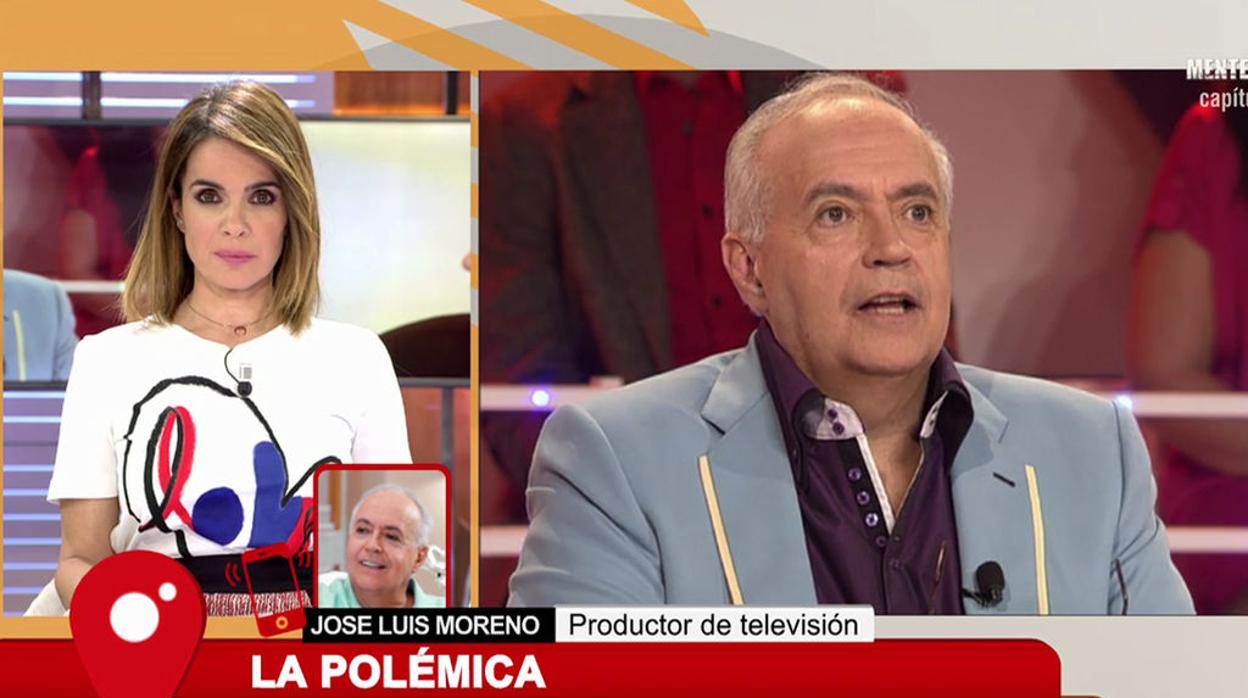 José Luis Moreno en su conversación con Carme Chaparro en «Cuatro al día»